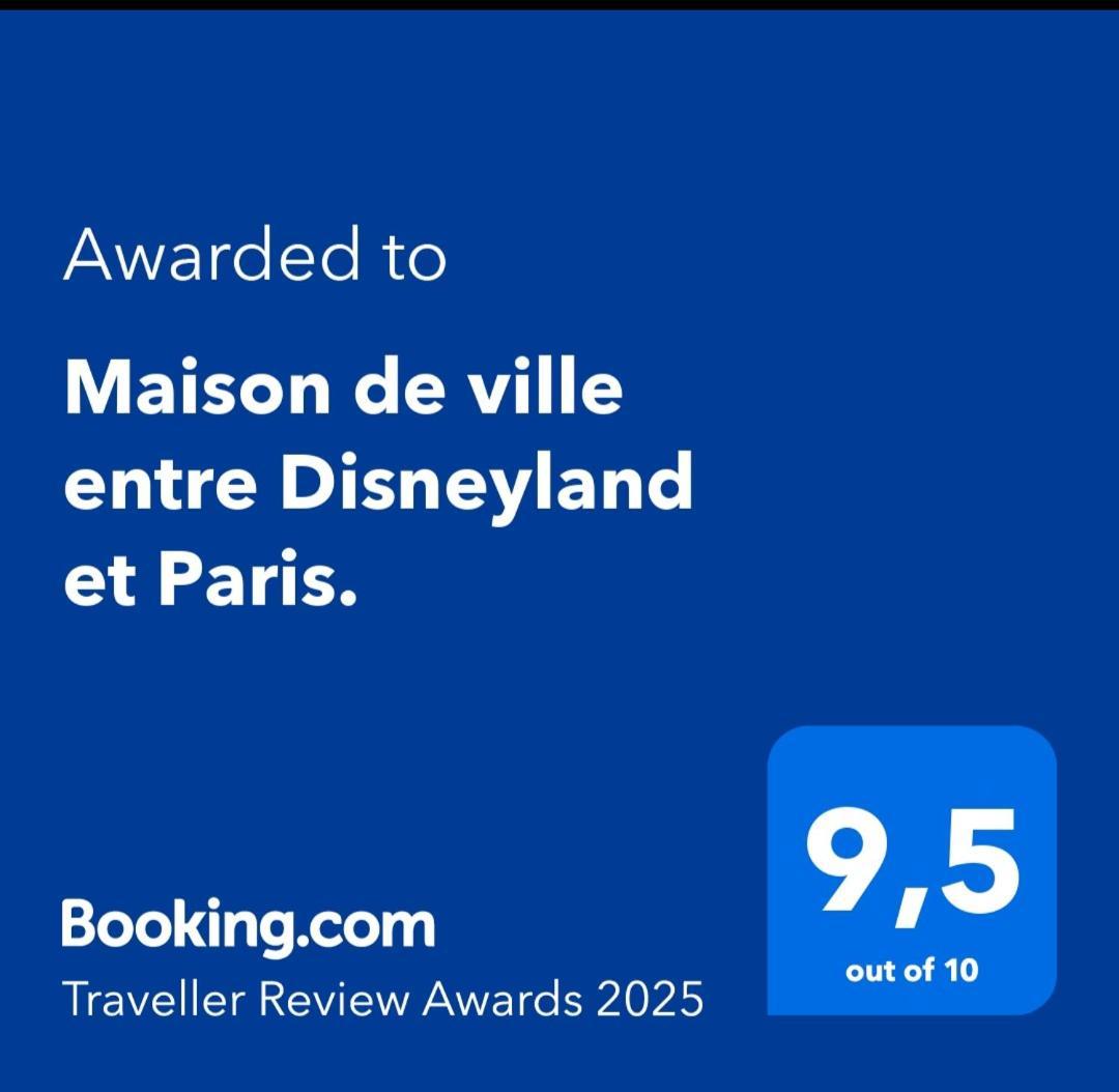 Maison De Ville Entre Disneyland Et Paris. Lagny Exteriér fotografie